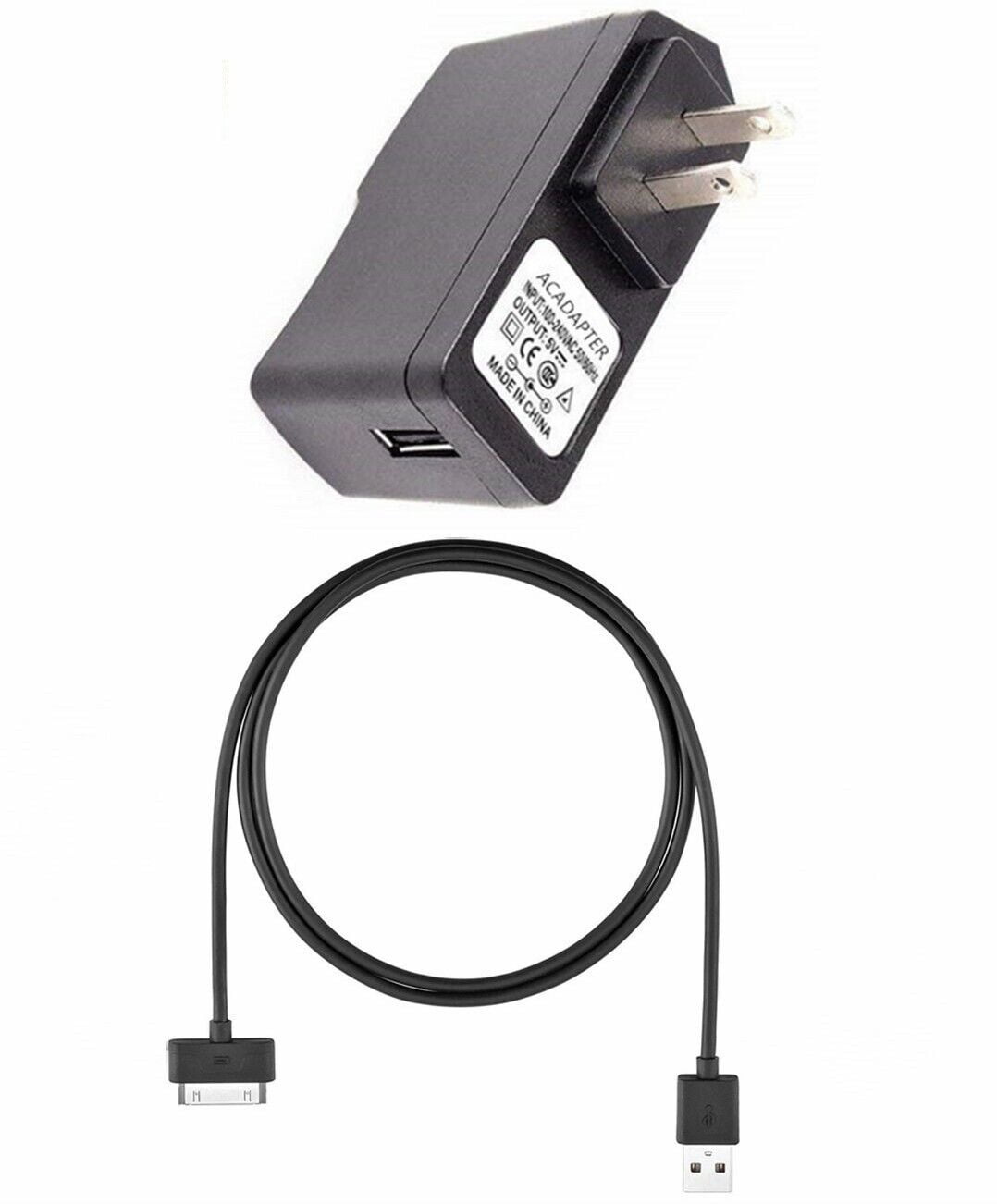 Kircuit 2A Wall Power Charger Cable for Nook HD 7 in BNTV400 8GB Smoke Slate WHT