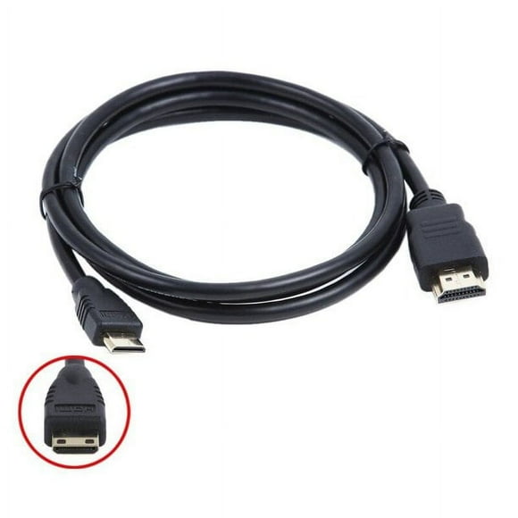 Kircuit Mini HDMI Cable Lead Replacement for PANASONIC Digital Camera DMC-FT1 HD Display