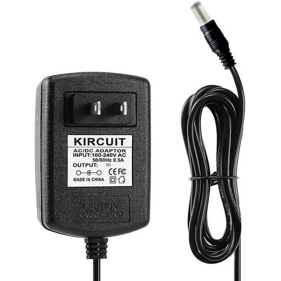 Kircuit New 15V AC/DC Adapter Compatible with Model: SJ-15020001 SJ15020001 ShenZhen Shengji Mains CO.,LTD 15VDC DC15V 15.0VDC 15.0 VDC Switching Power Supply Cord Cable Charger Mains PSU