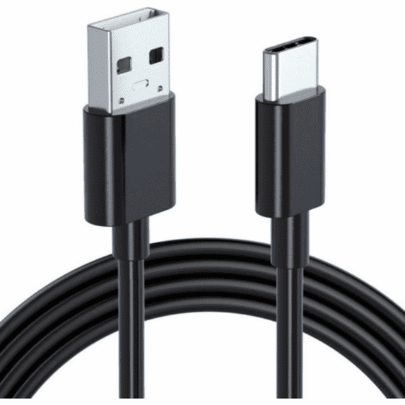 Kircuit USB A to USB-C USB TypeC Charging Cable Power Supply Charger Cord Compatible with Oraimo OHV-101 OHV101 Lightweight Portable Hand Handheld Vac OHV-102 OHV102 Cordless Mini Car Vacuum Cleaner