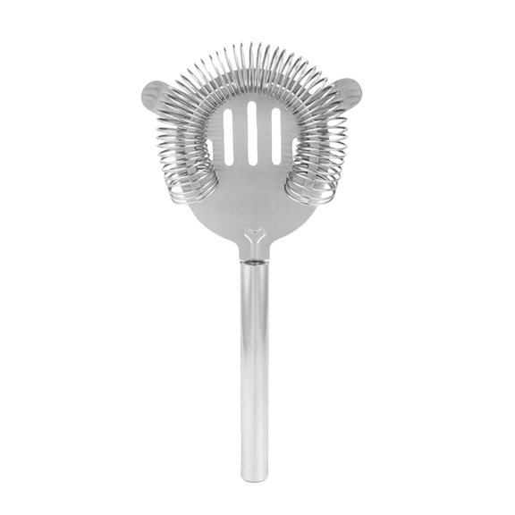 Kirecoo Stainless Steel Cocktail Strainer - Bar Strainer with High-Density Spring, Drink Strainer for Smooth Pouring, Fits Boston Shakers & Mixing Glasses
