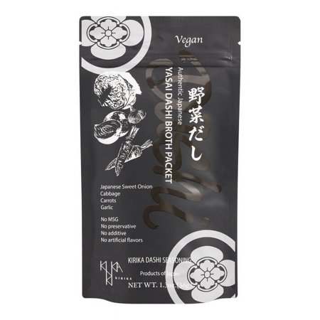 Kirika Vegetable Dashi Seasoning Broth Packet 1.3 oz Pack of 3
