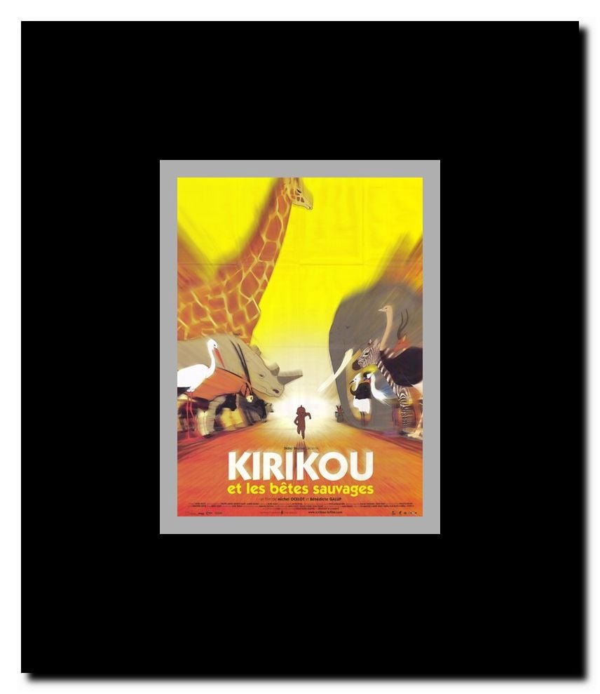 Kirikou et les betes sauvages Framed Movie Poster