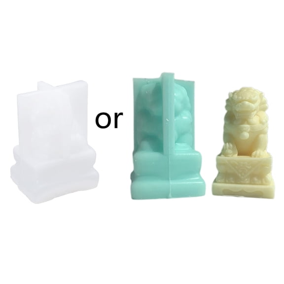 Kirin/Lion Resin Mold Epoxy Casting Mold for DIY Soap Candle Home Decors