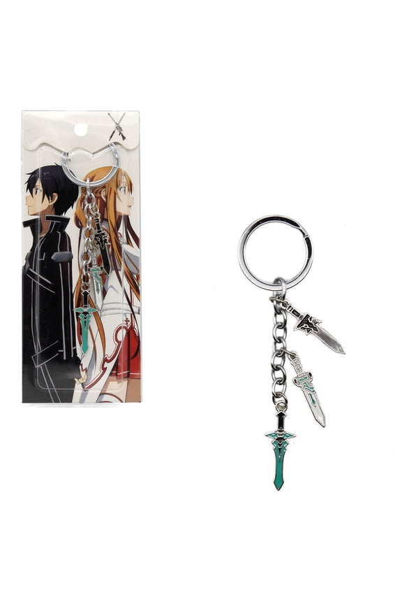Kirito's Swords - Sword Art Online 1.5" Keychain 3 pc. Pendant