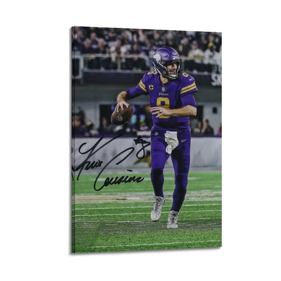 Kirk Cousins Canvas Poster Poster Album Cover Posters for Bedroom Wall Art Canvas Posters Music Album Cover Poster