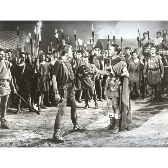 Kirk Douglas Black and White Movie Scene Photo Print (24 x 30)