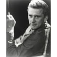 thumbnail image 1 of Kirk Douglas Posed on Table Lamp Black and White Photo Print (24 x 30), 1 of 1