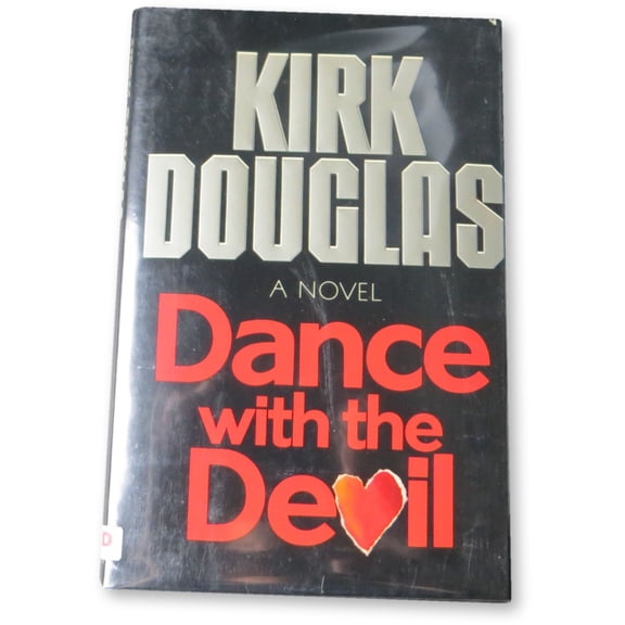 Kirk Douglas Signed Autographed Hardcover Book Dance with the Devil JSA HH36174
