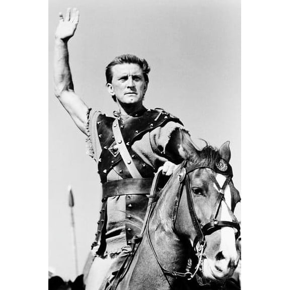 Kirk Douglas Spartacus B&W 24X36 Poster