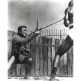 thumbnail image 1 of Kirk Douglas Spear Vs Sword Fighting Scene Photo Print (8 x 10), 1 of 1