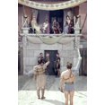 thumbnail image 1 of Kirk Douglas and Laurence Olivier and Jean Simmons in Spartacus gladiator arena 24x36 Poster, 1 of 1