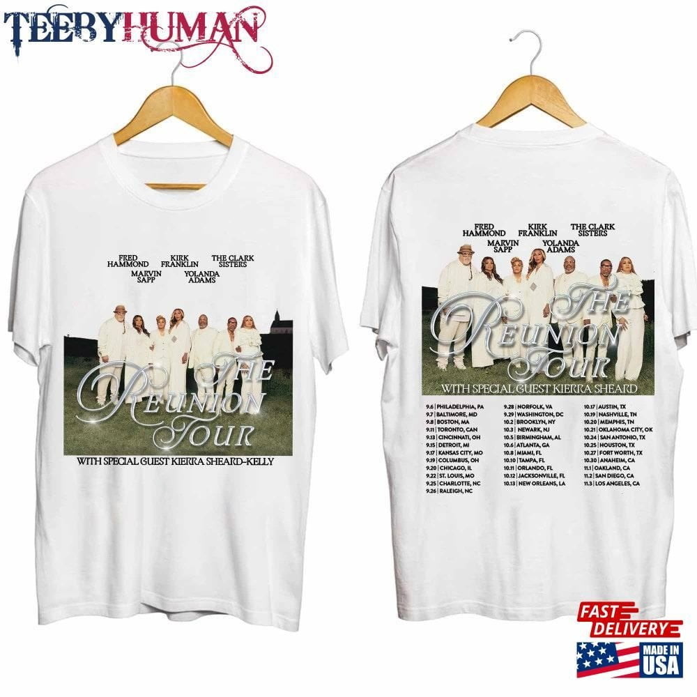 Kirk Franklin The Reunion Tour 2024 Shirt Kirk Franklin Tour Concert