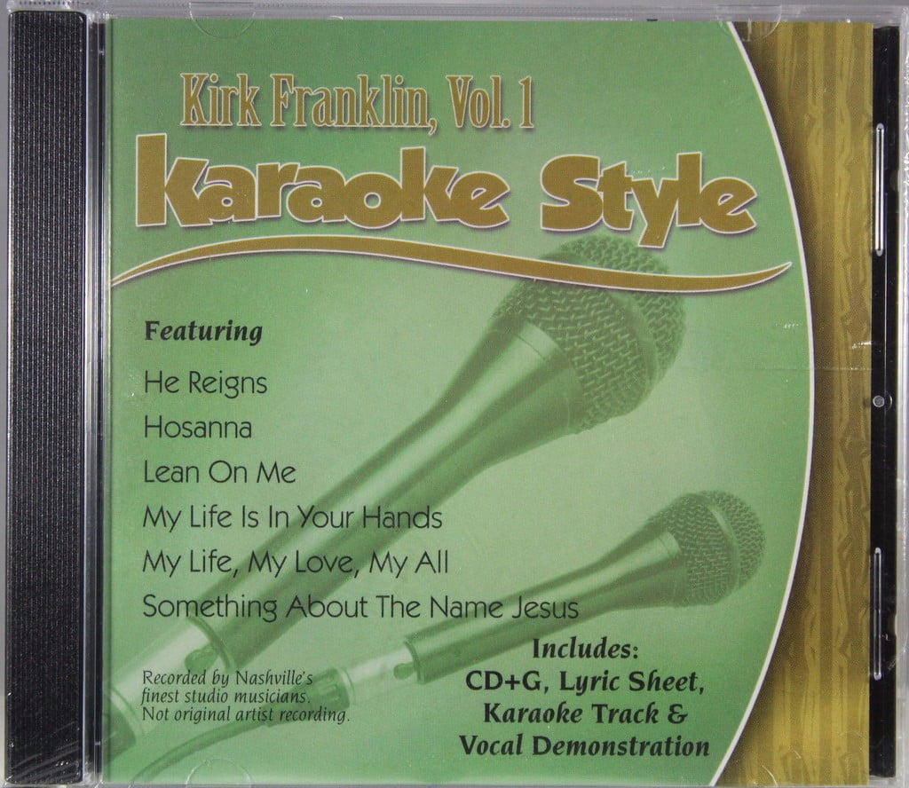 Kirk Franklin Volume 1 Daywind Christian Karaoke Style NEW CD+G 6 Songs