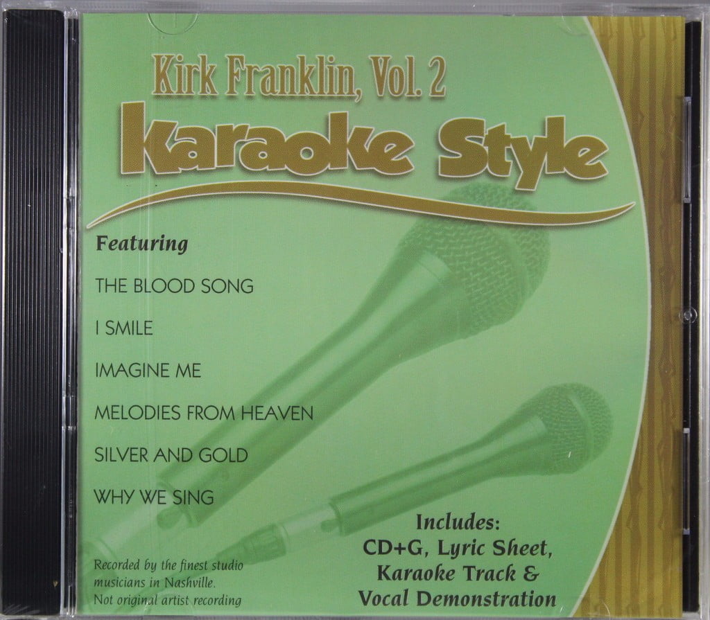 Kirk Franklin Volume 2 Daywind Christian Karaoke Style NEW CD+G 6 Songs
