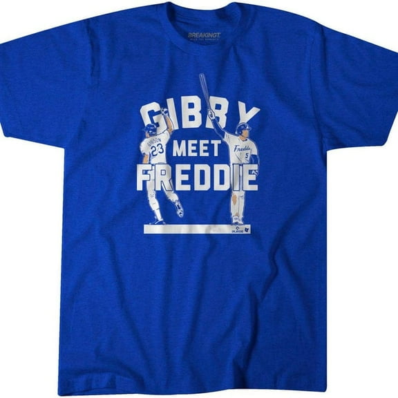 Kirk Gibson & Freddie Freeman: Gibby Meet Freddie | Los Angeles (LA) Baseball T-Shirt