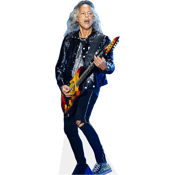 Kirk Hammett (Guitar) Lifesize Cardboard Cutout Standee