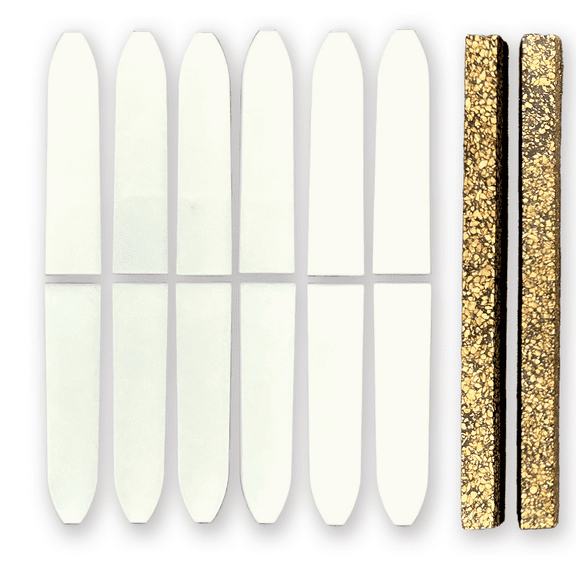 Kirk McCullough Cutdown Duck Call Mylar Reed & Rubberized Cork Wedge 12-Pack