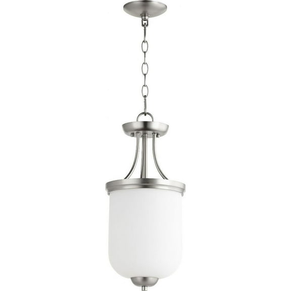 Kirkby Oaks 2 Light Dual Mount Pendant in Bailey Street Home Home Collection Style 9 inches Wide By 20 inches High-Satin Nickel Finish Bailey Street