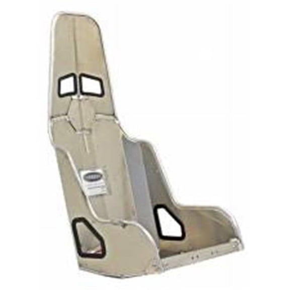 Kirkey 55160 16 in. Aluminum Drag & Pro Street Seat - Black-