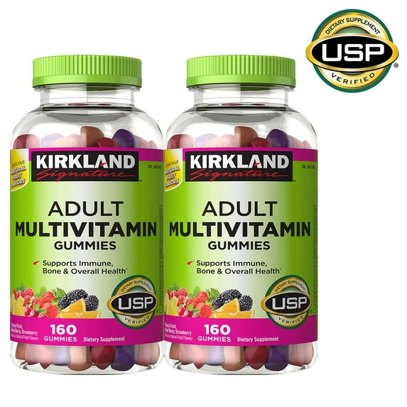 Kirkland Signature Adult Multivitamin Gummies, 320 count, dietary supplement for adults