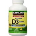 Kirkland Extra Strength Vitamin D3 2000 IU 600 Soft Gels