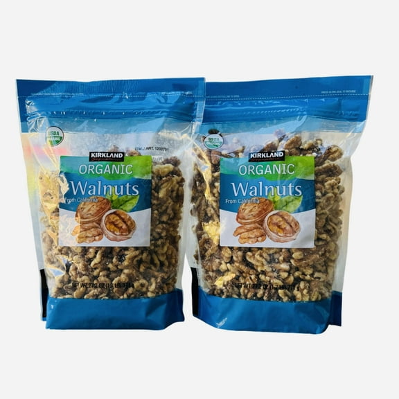 Kirkland Organic Walnuts - 1.7Lb - Pack Of 2 Packaging May Vary