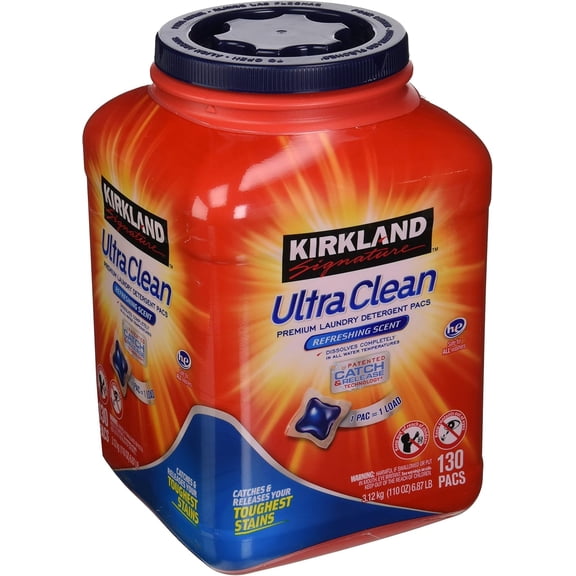 Kirkland Signatur Ultra Clean Laundry Detergent 130 Pacs