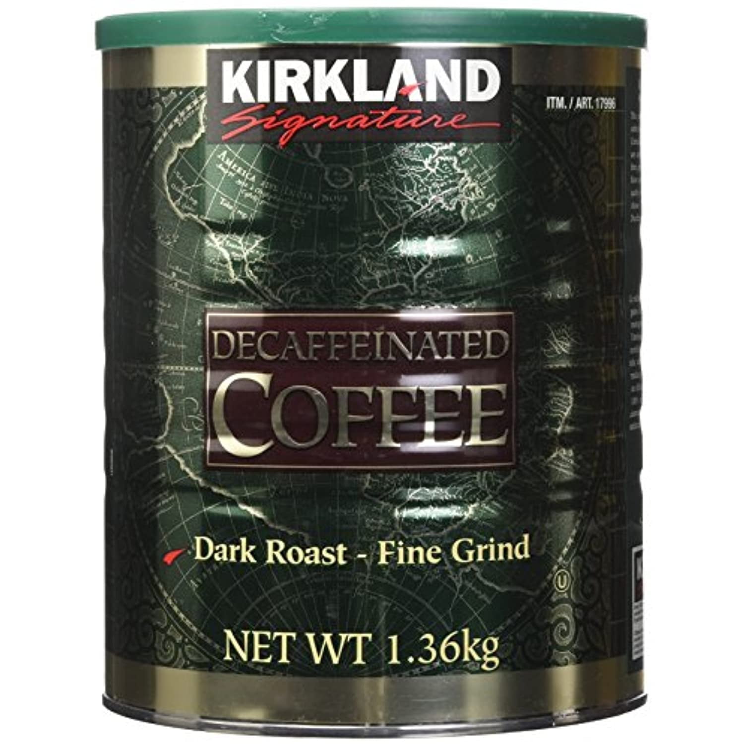 Kirkland Signature Decaffeinated Ground Coffee, 100% Colombian