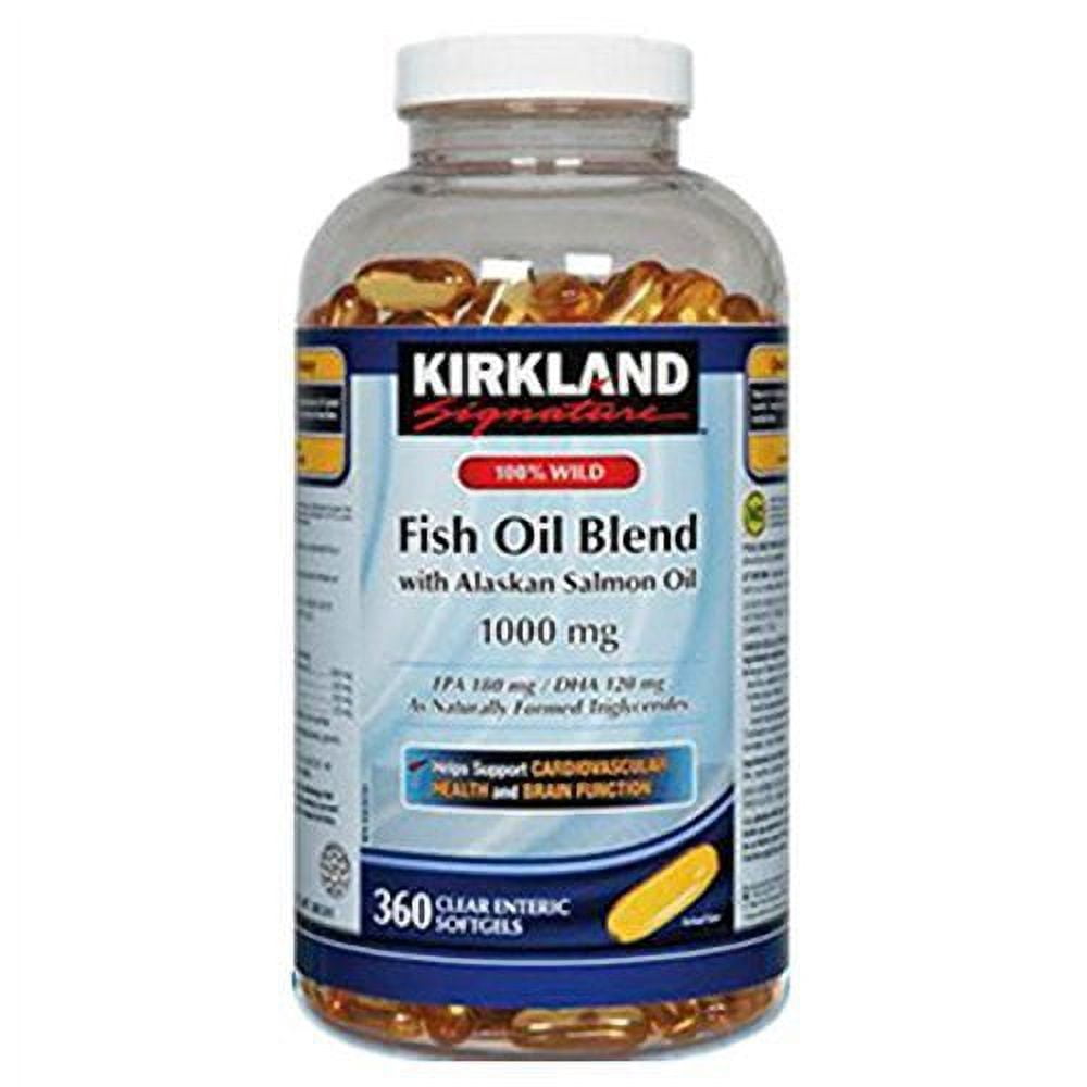 Kirkland Signature 100 Wild Fish Oil Blend with Wild Alaskan Salmon