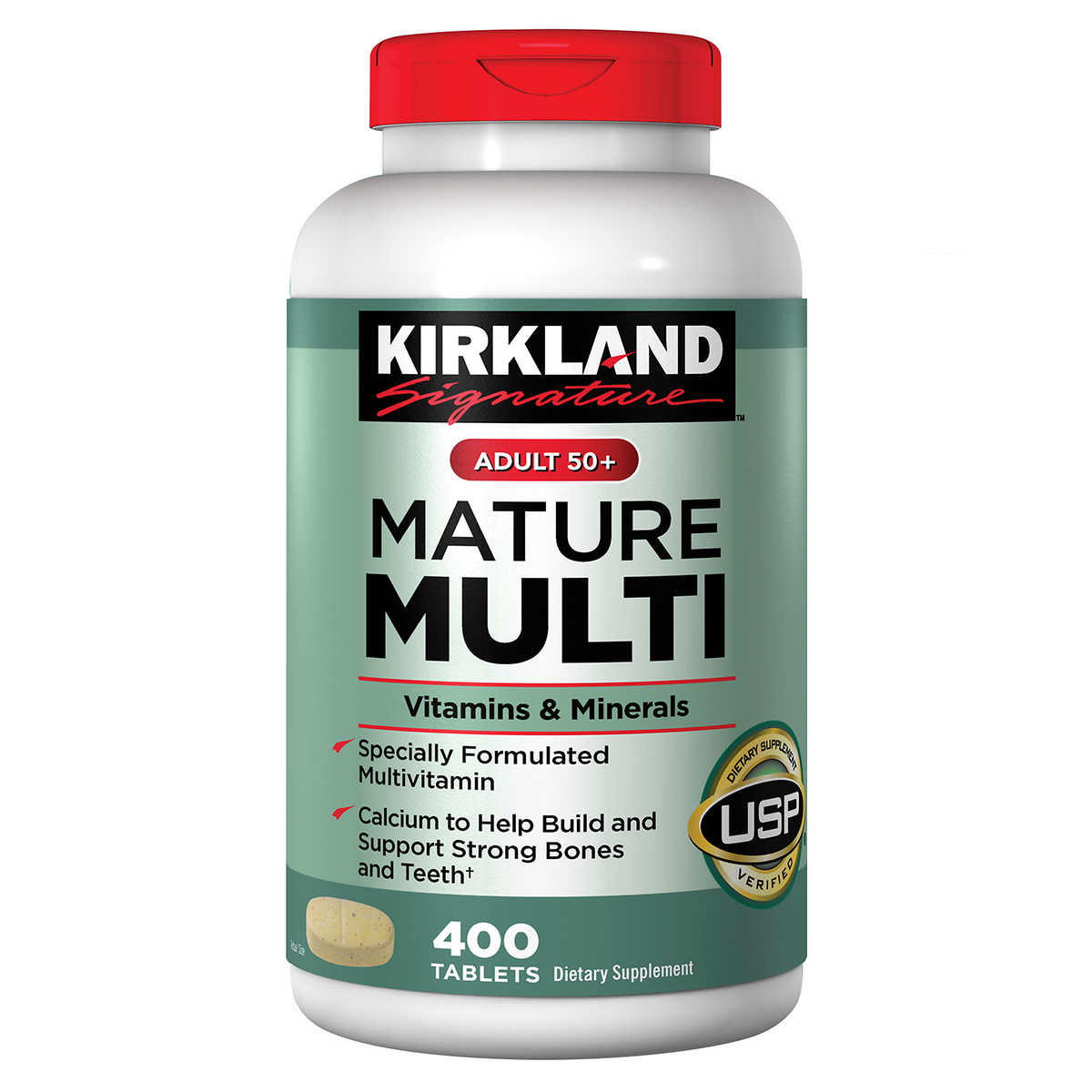 Kirkland Signature Adult 50 Mature Multi Vitamins And Minerals 400