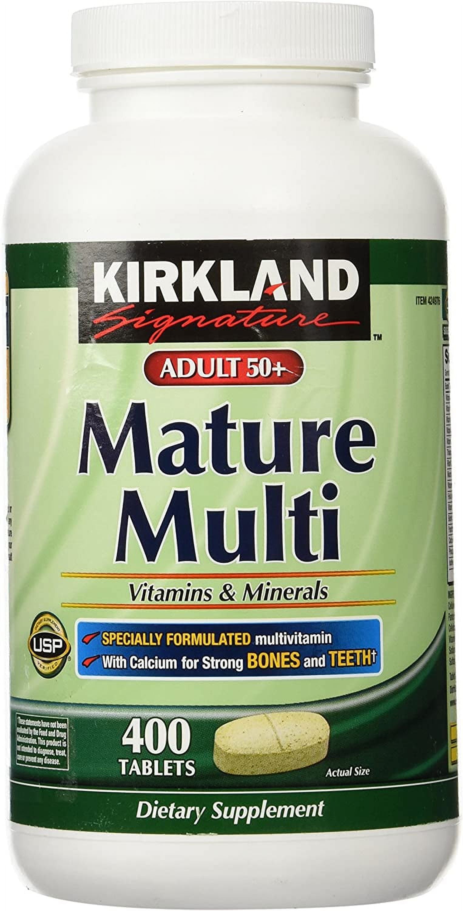 Kirkland Signature Adult 50+ Senior Formulation Multi Vitamins