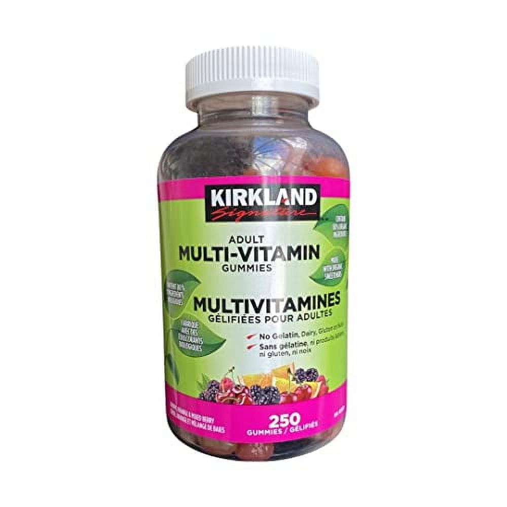 Kirkland Signature Adult MultiVitamin Gummies, 250 Gummies