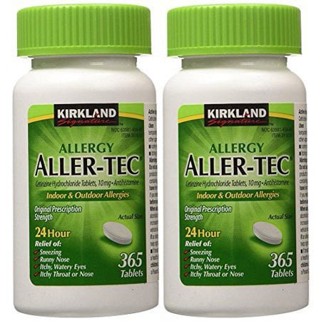 KS Aller-Tec 10 mg 365 Tablets - 2 Pack