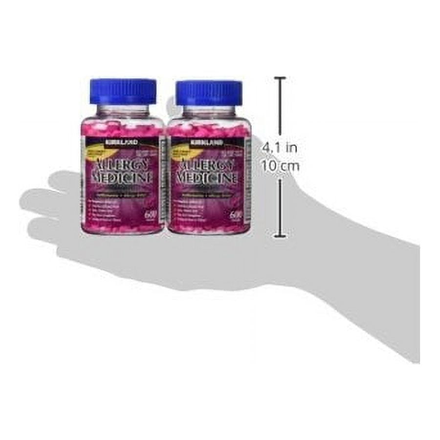Kirkland Signature Allergy Medicine Diphenhydramine HCI 25 mg 600