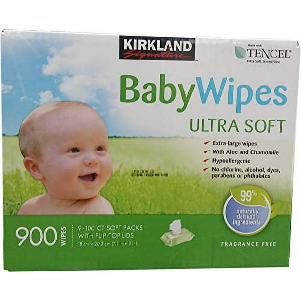 Kirkland Signature Baby Wipes 900 Wipes