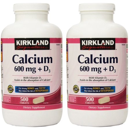 KS Calcium + Vitamin D3 500 Tablets - 2 Pack