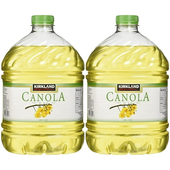 Kirkland Signature Canola Oil, 96 Fluid Ounce (2 Count)