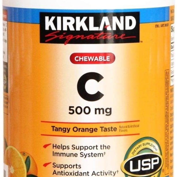 Kirkland Signature Vitamin C, 1000mg, 500 Tabs