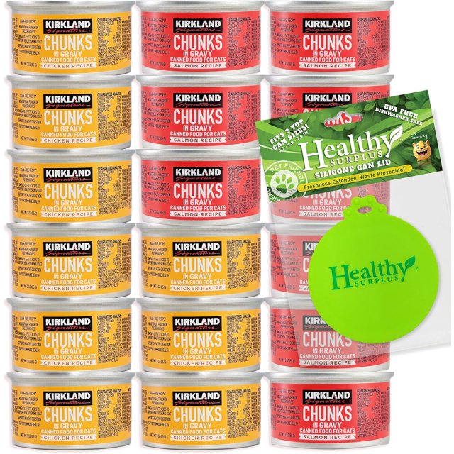 Kirkland Signature Chunks in Gravy Variety 18 Cans Wet Cat Food