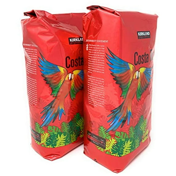Kirkland Signature Costa Rica Coffee, Kosher Certified Dark Roast - 3 Lb, 2 Pack