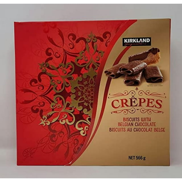 Kirkland Signature Crepes Biscuits with Belgian Chocolate 19.97 oz