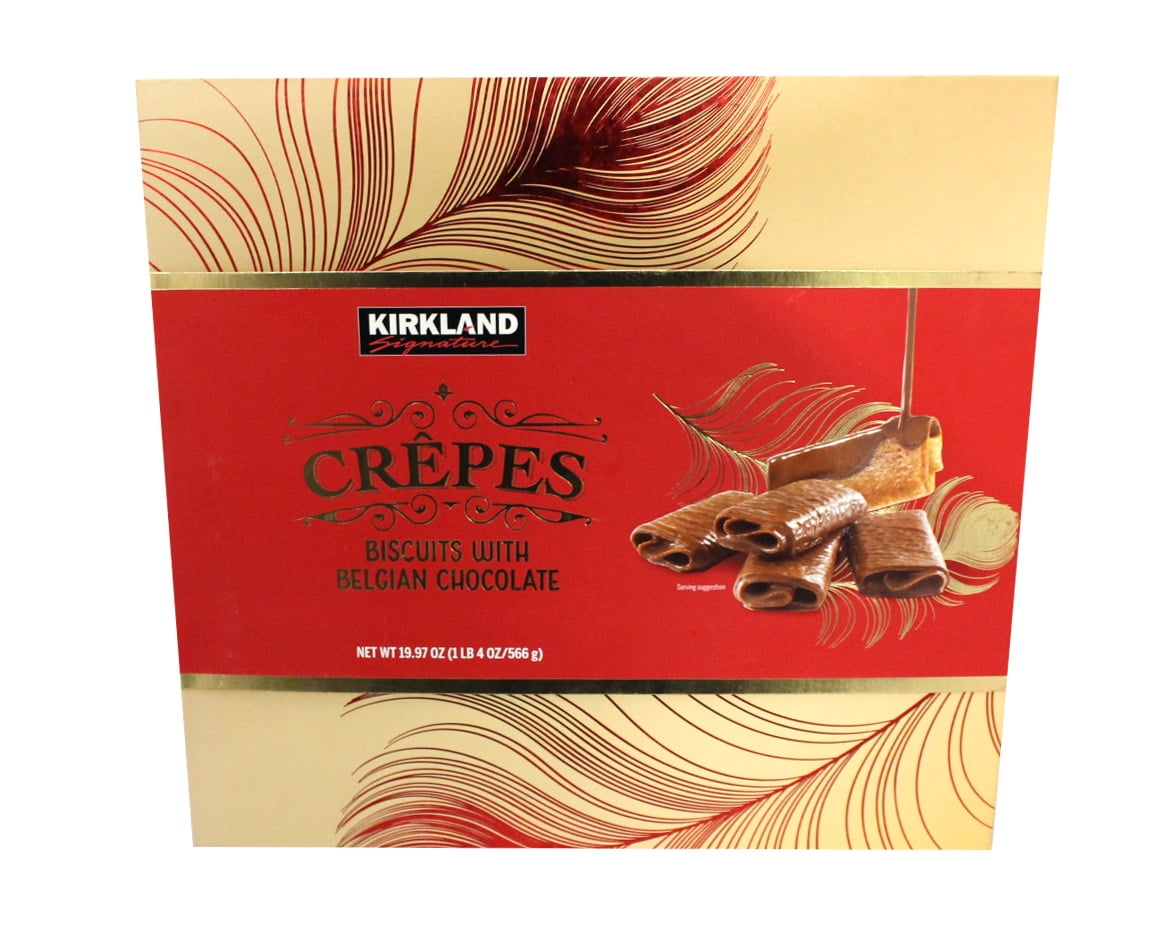 Kirkland Signature Crepes Biscuits with Belgian Chocolate 19.97 oz