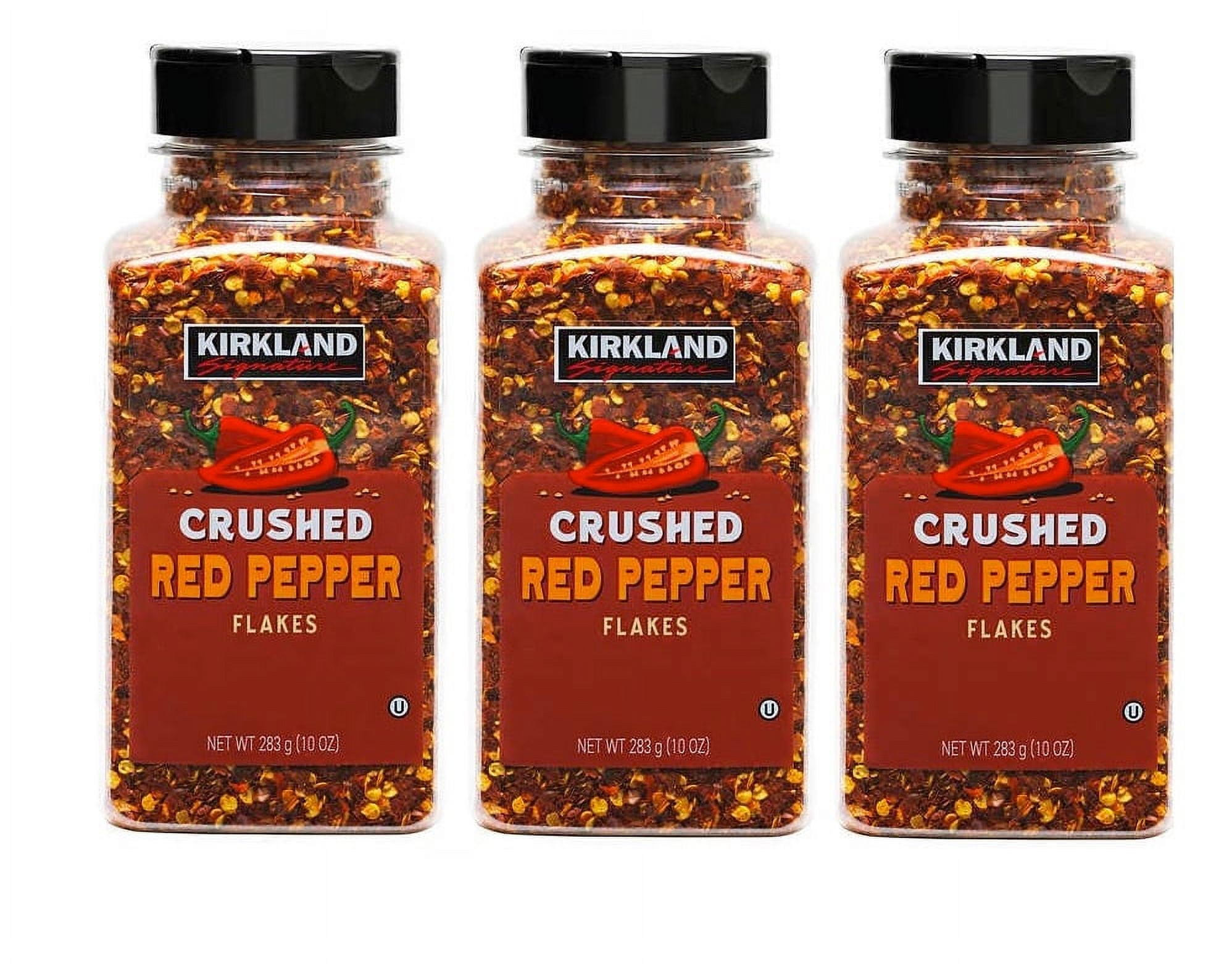 Kirkland Signature Crushed Red Pepper, 10 oz 3PK