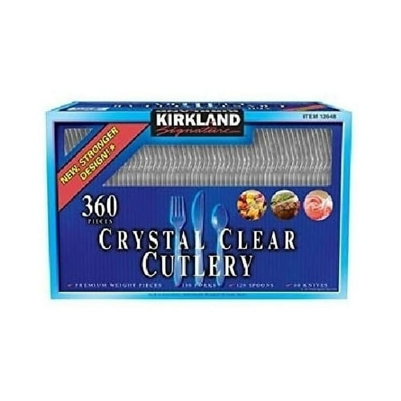 Kirkland Signature Cutlery, Clear (360 Count)