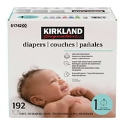 Kirkland Signature Diapers Sizes 1-2 One Color, 2 (12-18 lb/5-8 kg)