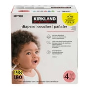 Kirkland Signature Diapers Sizes 3-6 One Color, 3 (16-28 lb/7-13 kg)