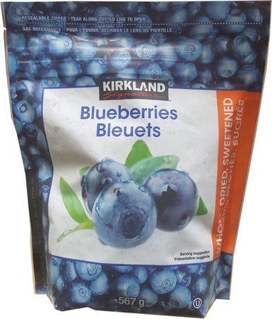 Kirkland Signature Organic Dried Blueberries 567g (20 oz)