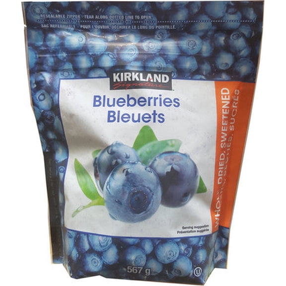 Kirkland Signature Organic Dried Blueberries 567g (20 oz)