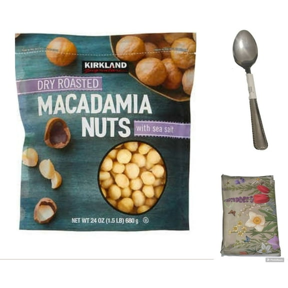 Kirkland Signature Dry Roasted Macadamia Nuts, Salted, 1.5 lbs
